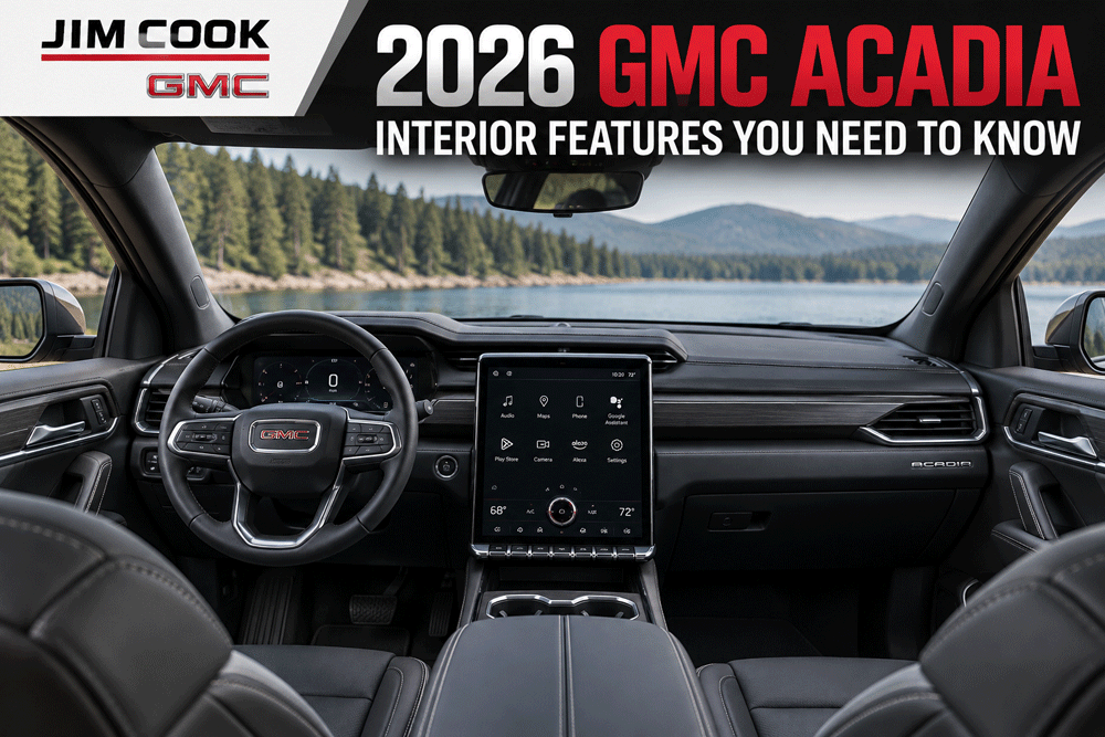 2026 GMC Acadia interior Features You Need To Know